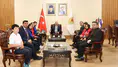 Vali Ünlüer, İl Müdürü Özdemir ve Sporcuları Ağırladı