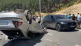 Kuzey Çevre Yolunda Kaza: Araç Takla Attı