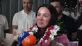 Safiye Temizdemir Altınlarla Memleketine Döndü