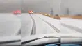 Malatya Pütürge’de Dolu Yağışı Grup Yolunu Beyaza Bürüdü