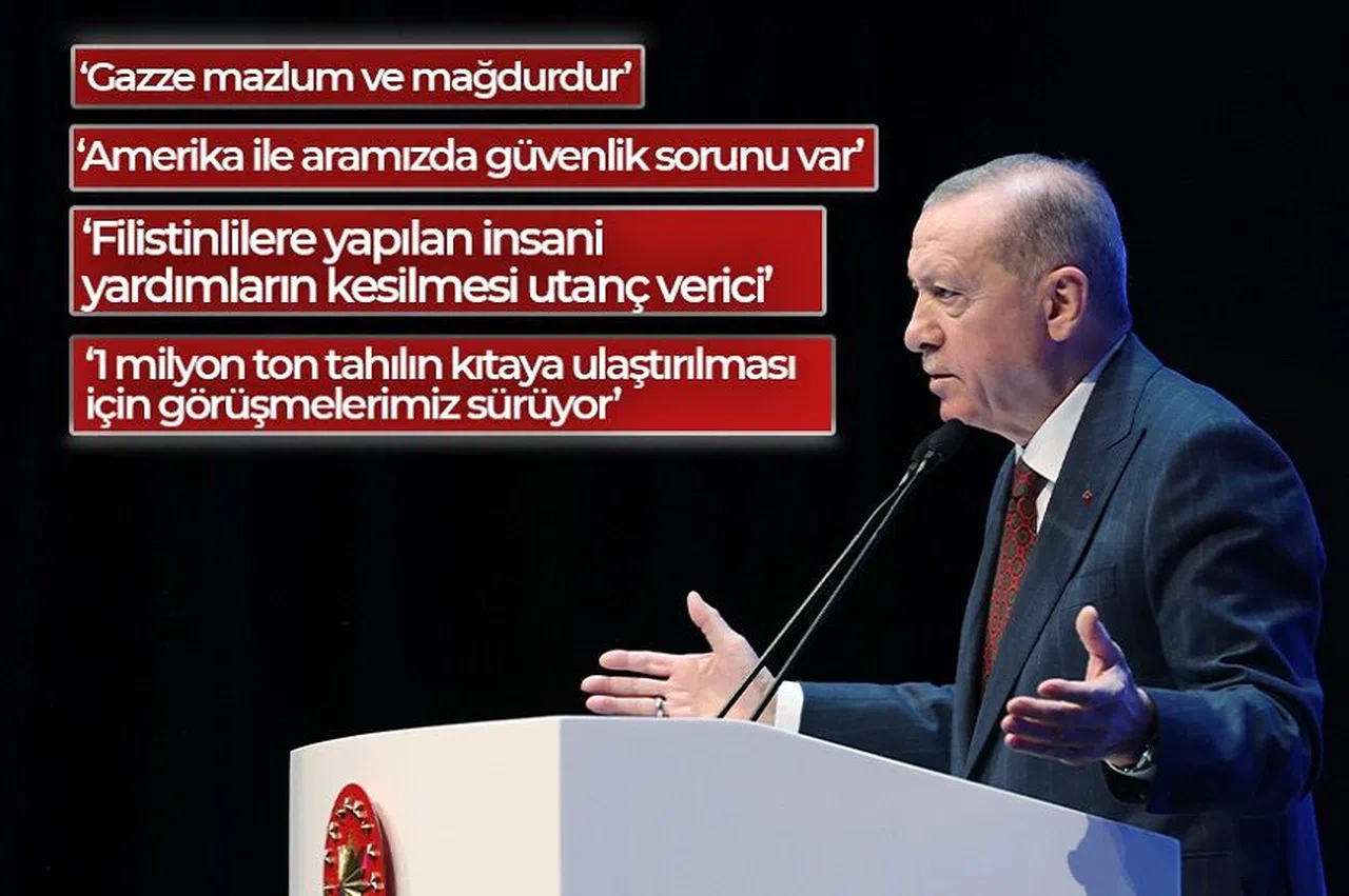 Erdoğan: "Amerika ile aramızda güvenlik sorunu var"