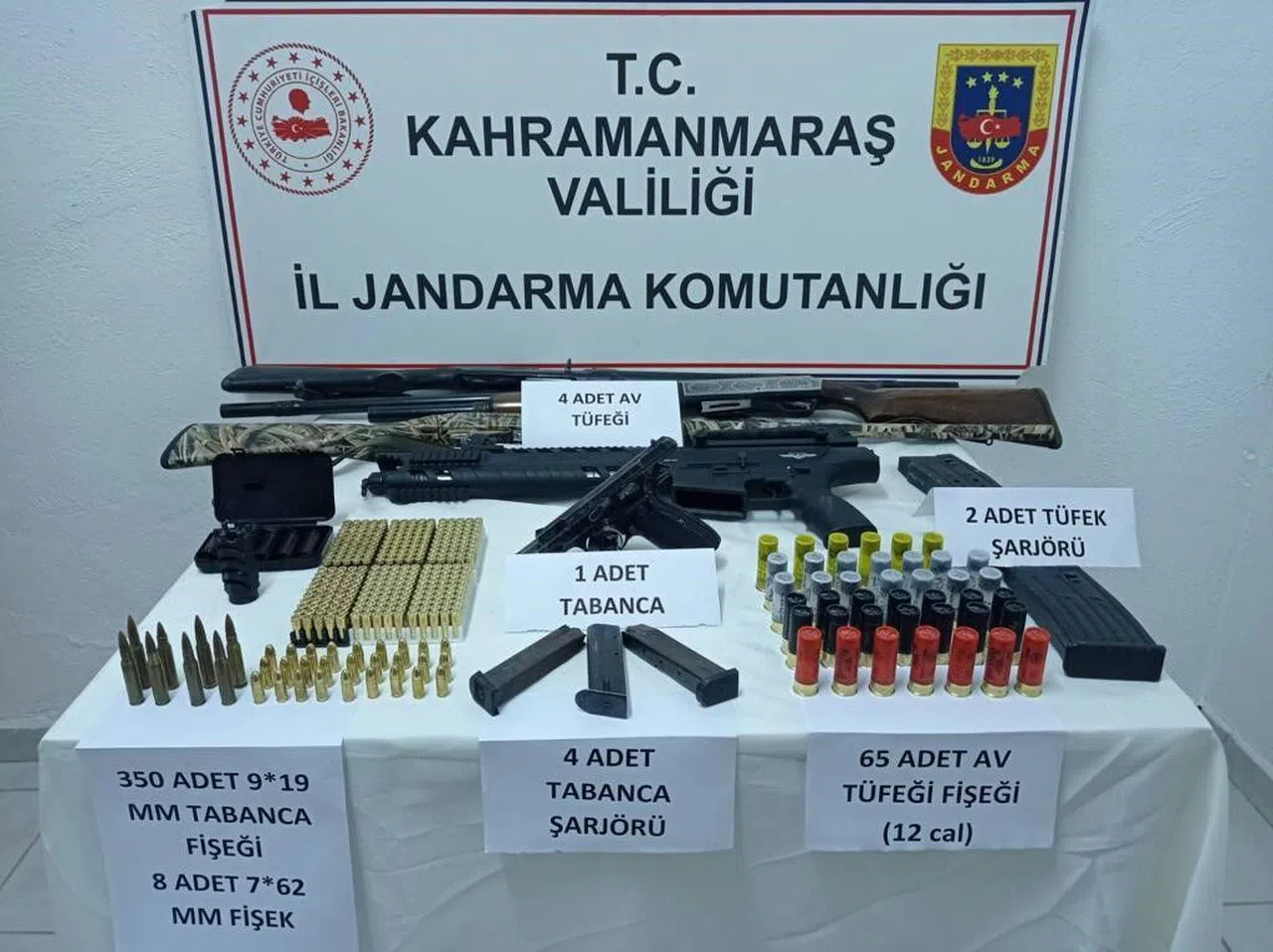 Afşin'de Düğün Magandalarının Cephaneliği Ortaya Çıktı