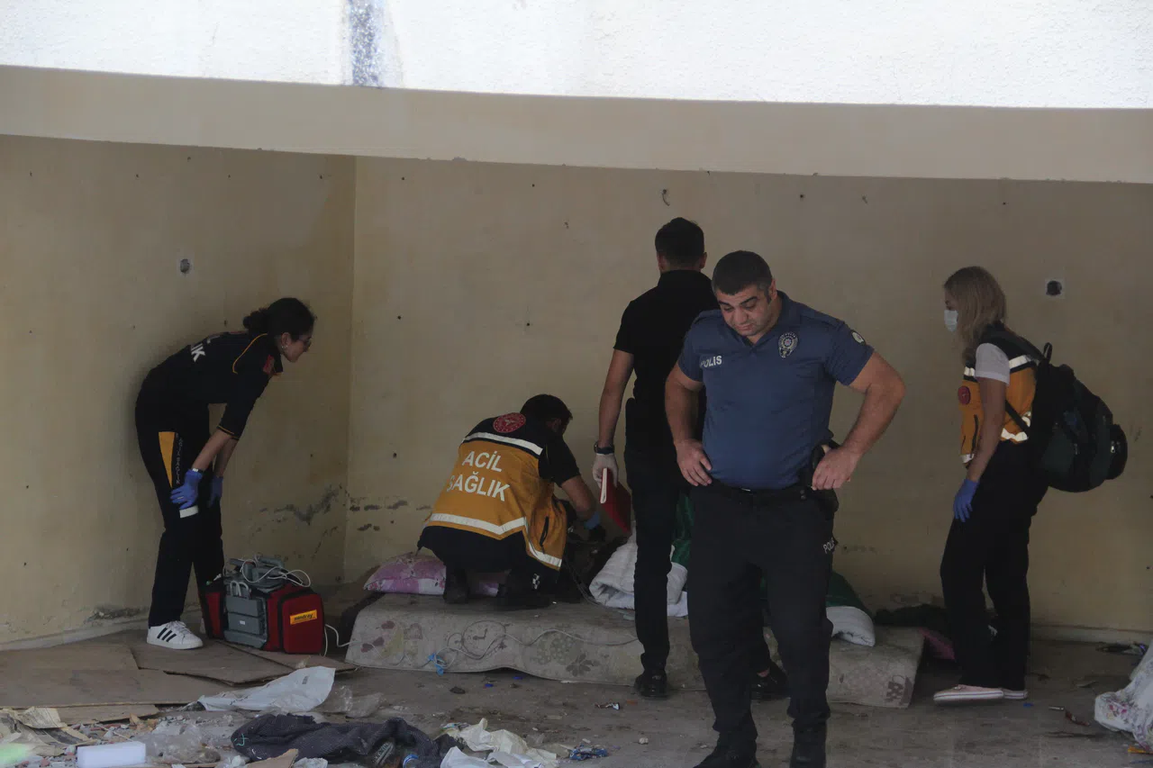 Ölüm terkedilmiş binada yakaladı