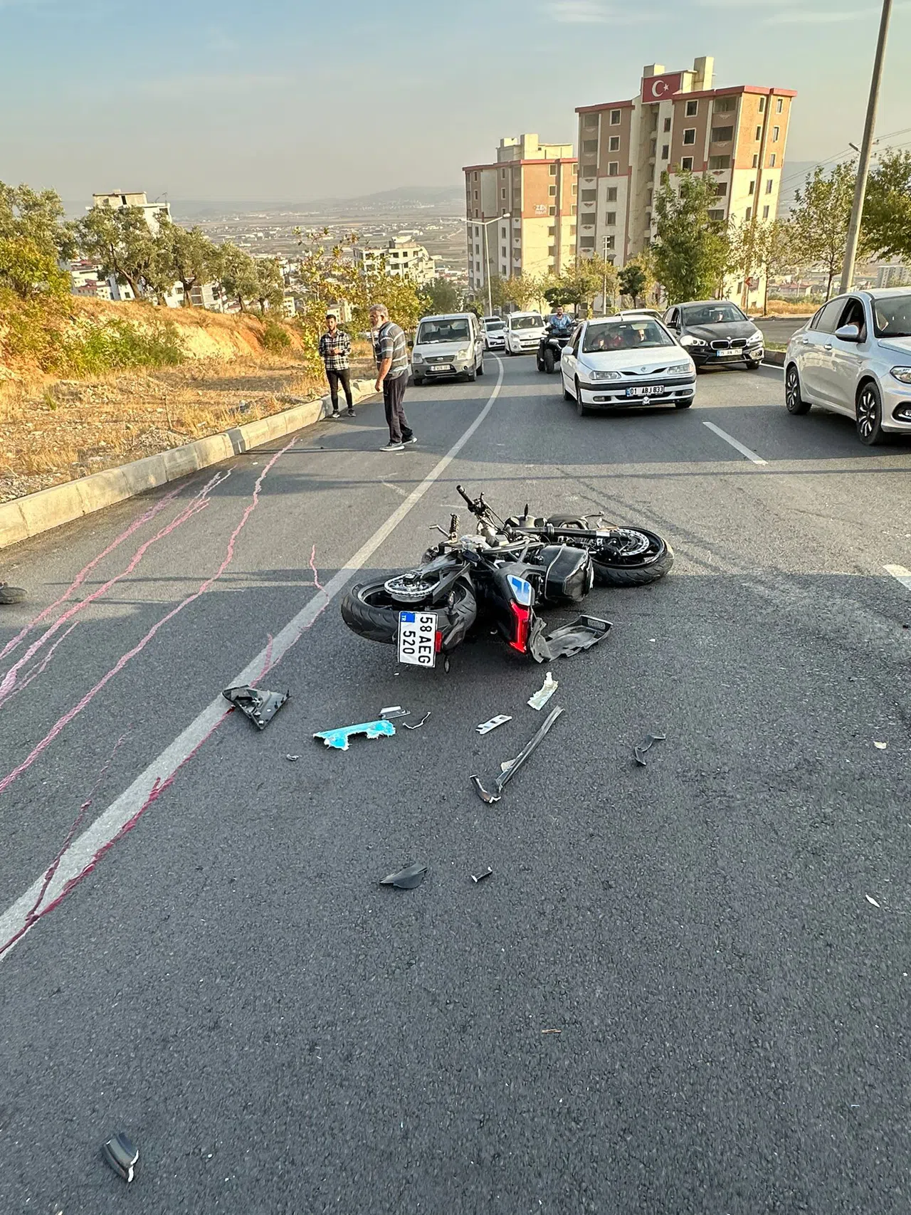 Kahramanmaraş'ta Motosiklet Kazası: Bir Can Kaybedildi