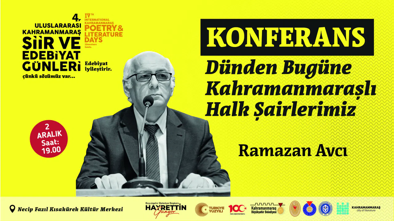 Kahramanmaraş’ta şiir ve edebiyat rüzgârı başlıyor!
