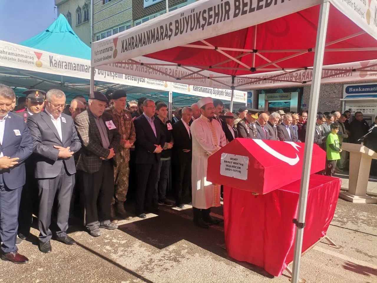 Kahramanmaraşlı Şehit Samet Bektaş Gözyaşları Arasında Son Yolculuğuna Uğurlandı
