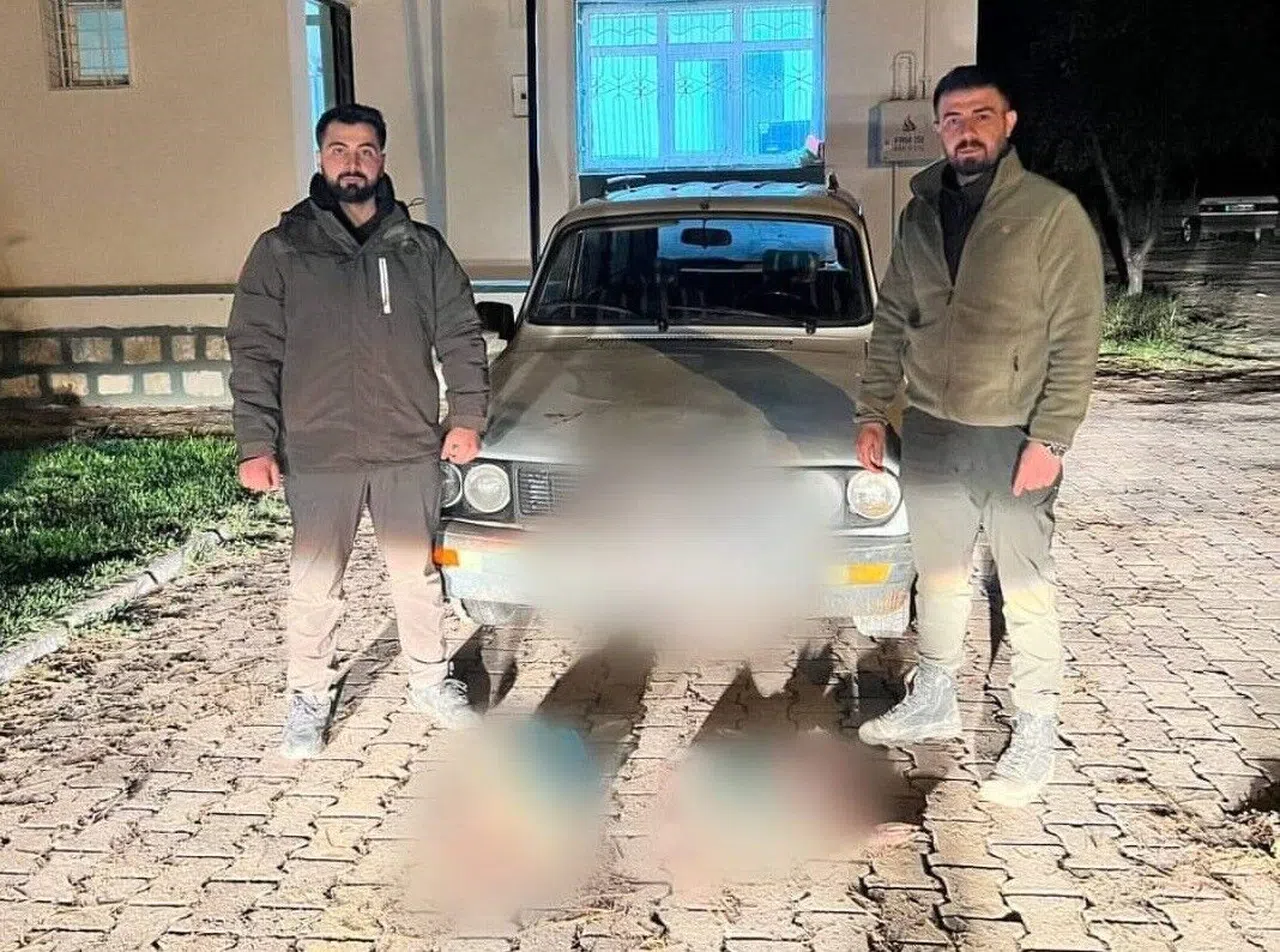 Kahramanmaraş'ta farla tavşan avında yakalanan şahısların otomobiline el konuldu