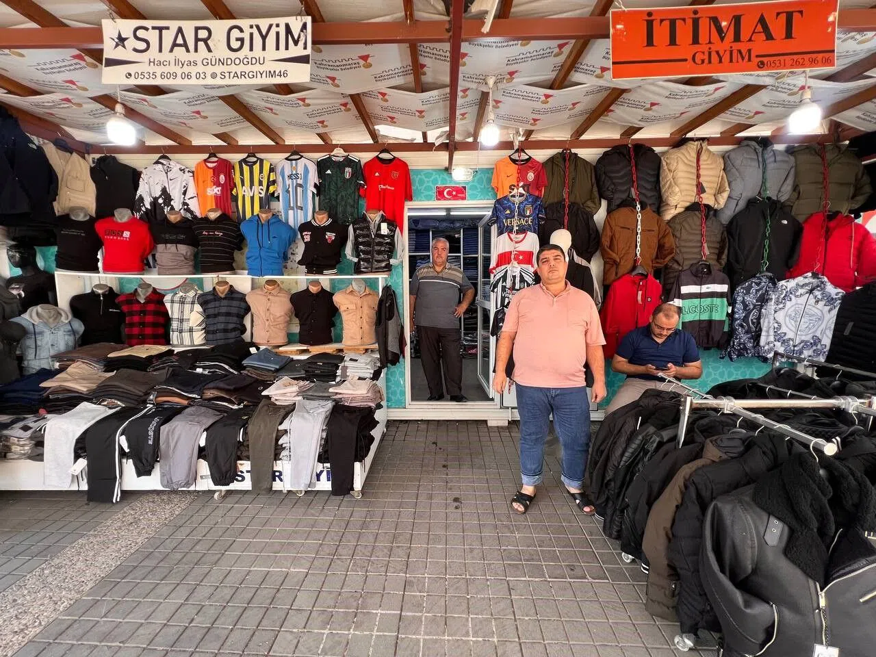 Konteyner iş yerlerinde kışlık ürünler raflardaki yerini aldı