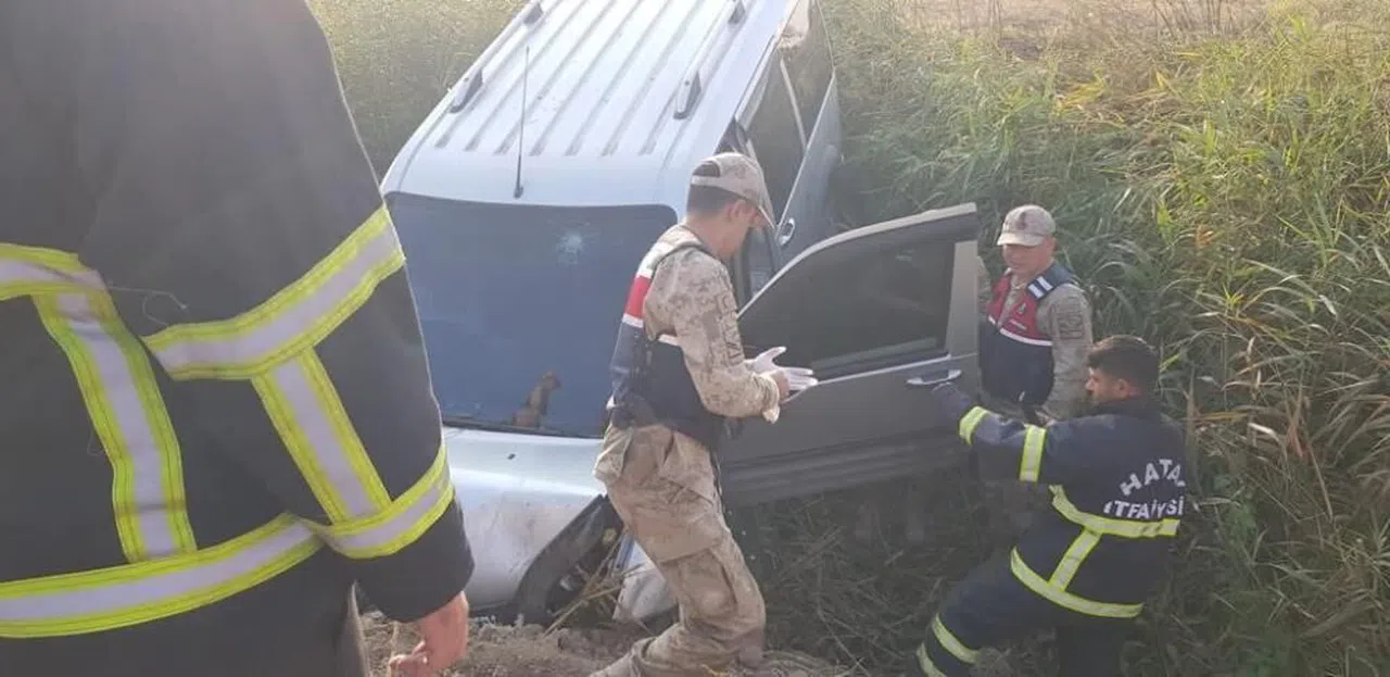 Hatay’da yoldan çıkan araç kaza yaptı: 1 yaralı