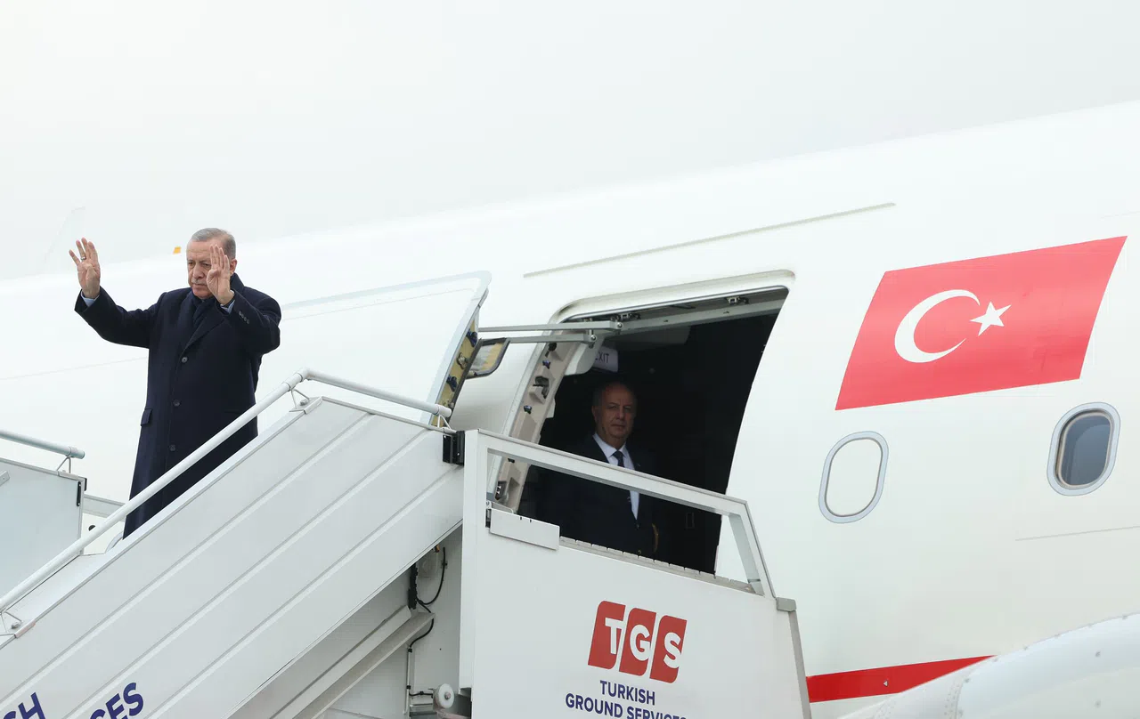 Cumhurbaşkanı Erdoğan, Cezayir’e gitti