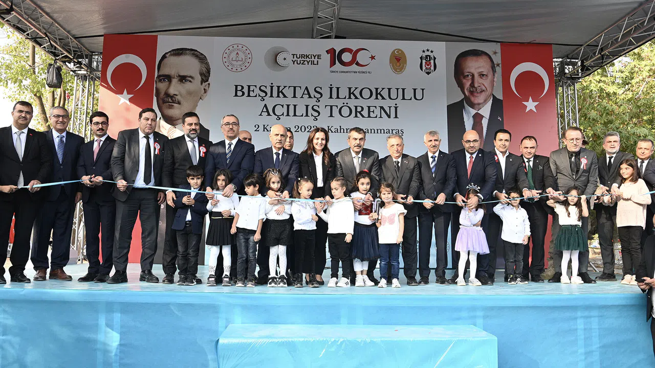 Pazarcık’a Yeni Bir İlkokul: Beşiktaş İlkokulu Açıldı!