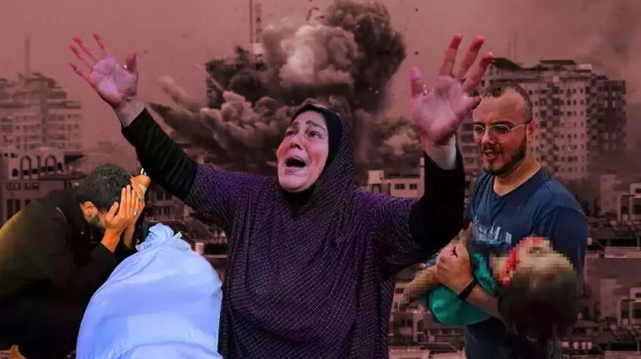 İşgalci İsrail, Gazze'deki Nasr Çocuk Hastanesini vurdu