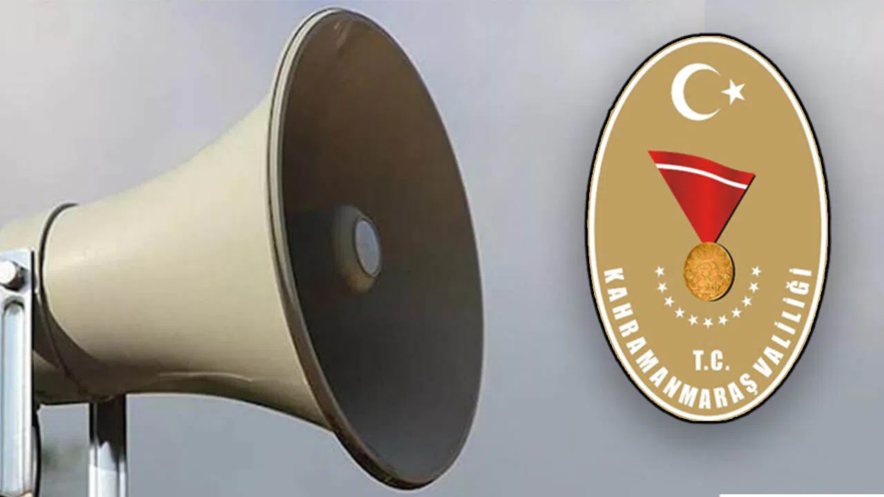 Kahramanmaraş’ta o saatlerde paniğe kapılmayın! Valilik uyardı