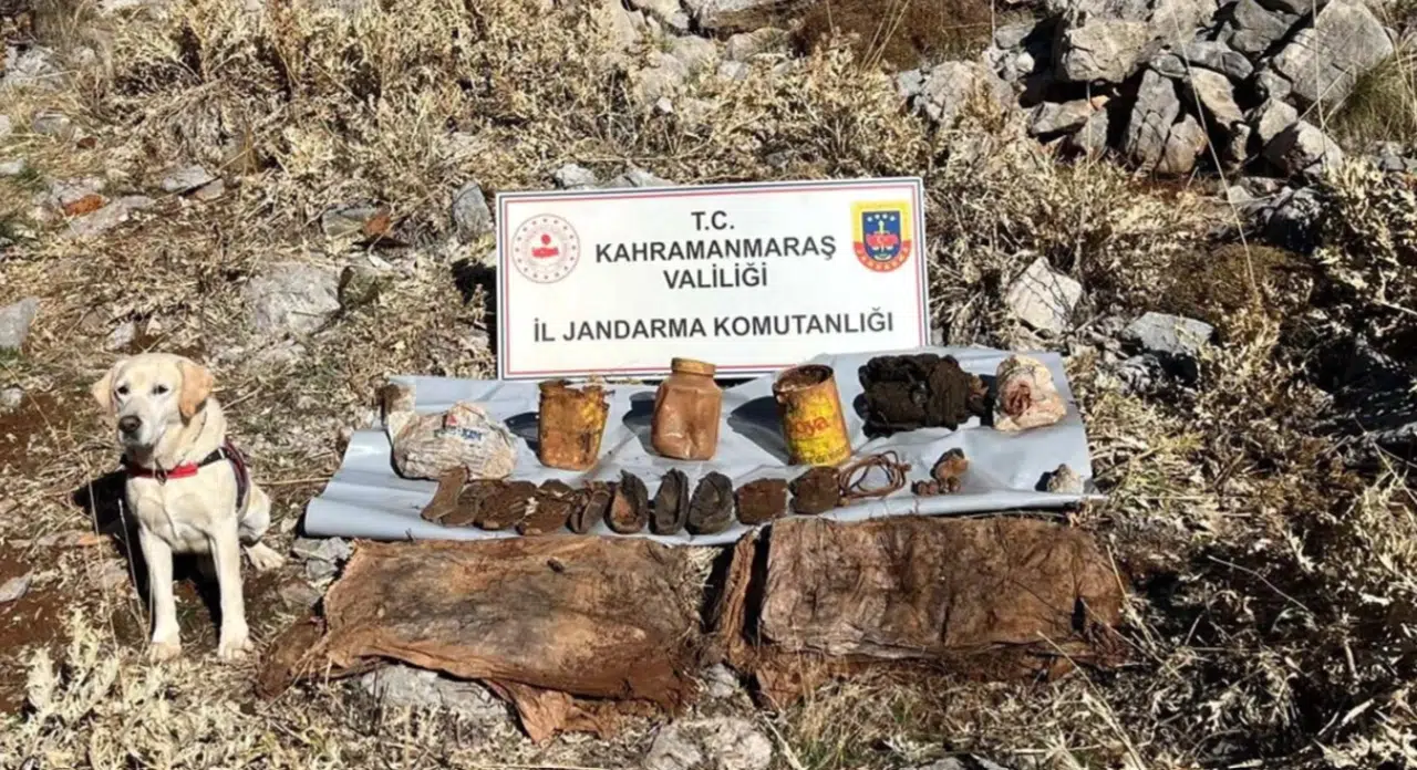 Kahramanmaraş’ta PKK’ya ağır darbe: Yaşam malzemeleri ele geçirildi