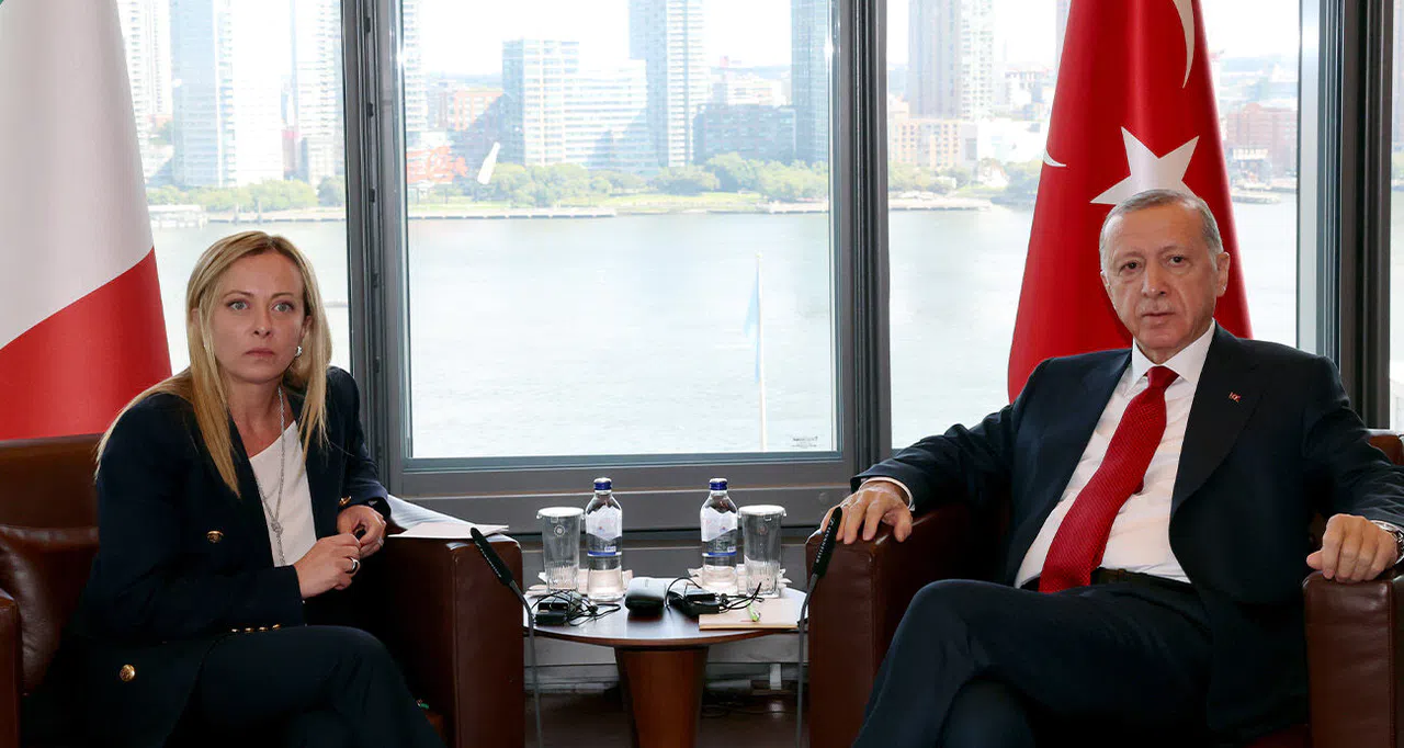 Cumhurbaşkanı Erdoğan, İtalya Başbakanı Meloni ile görüştü