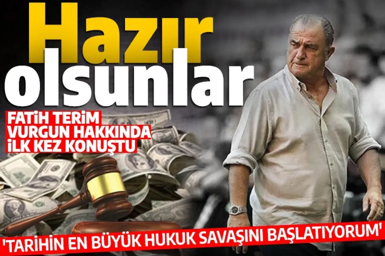 Fatih Terim'den Sert Açıklama geldi.Fatih Terim davası