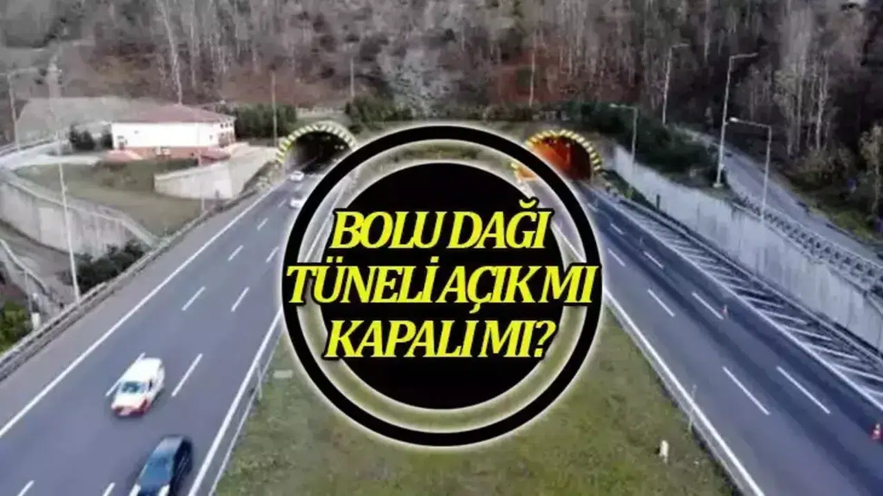 Bolu Tüneli'nde Son Durum: 23 Aralık Bolu Tüneli Yolu Açık mı, Kapalı mı?