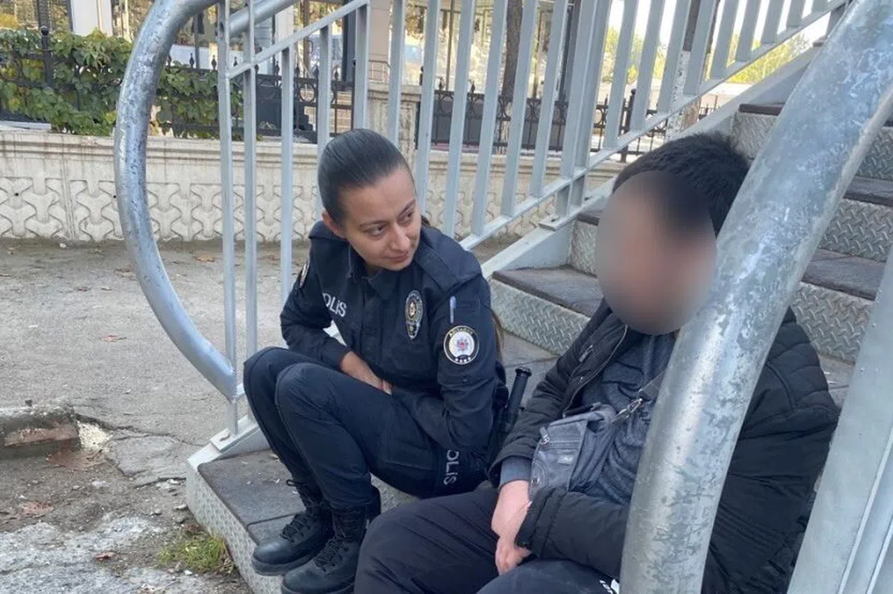 Atlamak üzereyken vatandaş yakaladı