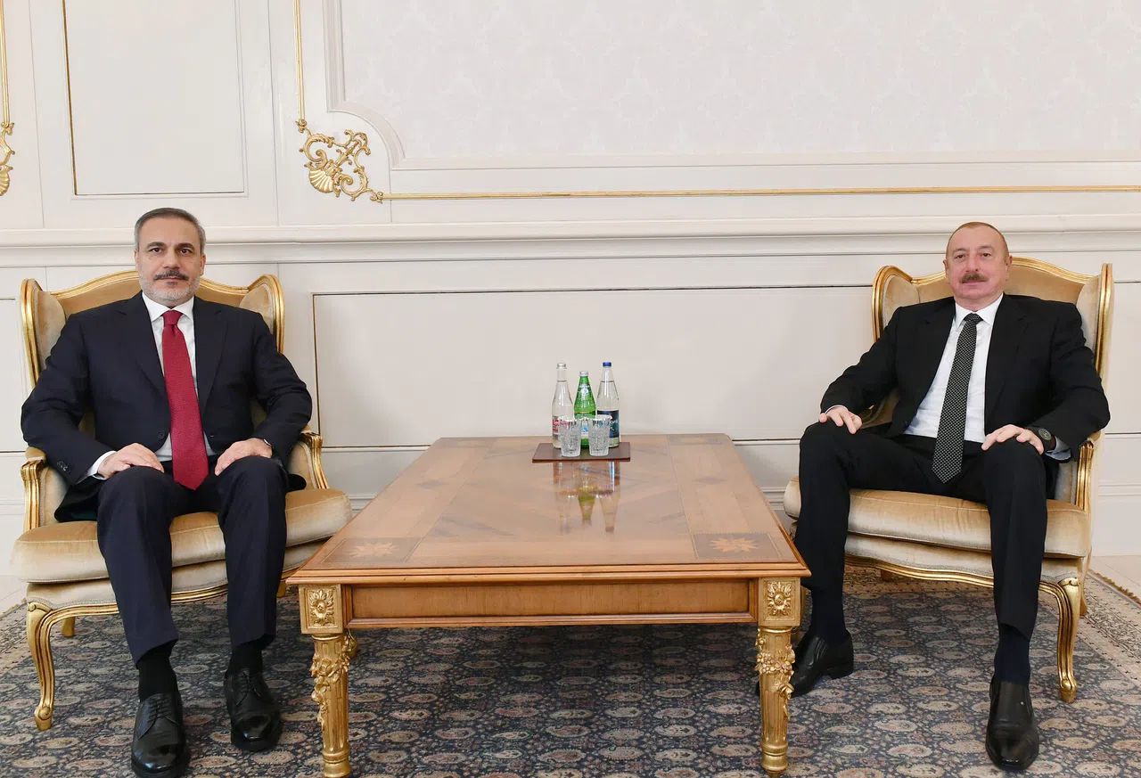 Bakan Fidan, Azerbaycan Cumhurbaşkanı Aliyev ile görüştü