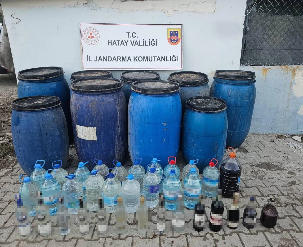 Jandarmadan kaçak ve sahte alkol uygulaması