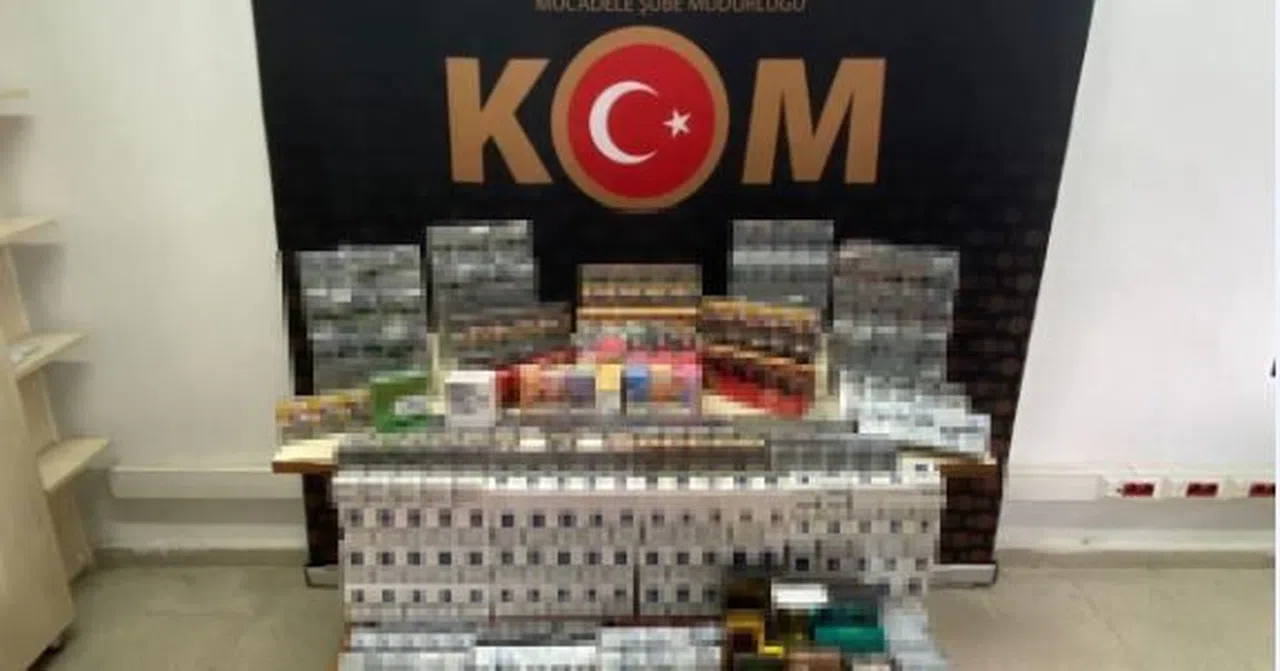Burdur’da bin 565 paket kaçak sigara ele geçirildi