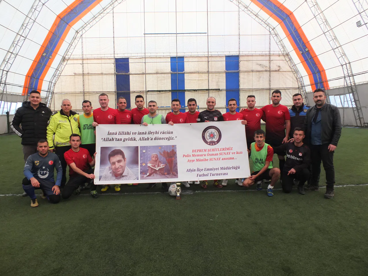 Kahramanmaraş’ta deprem şehidi polisi meslektaşları unutmadı