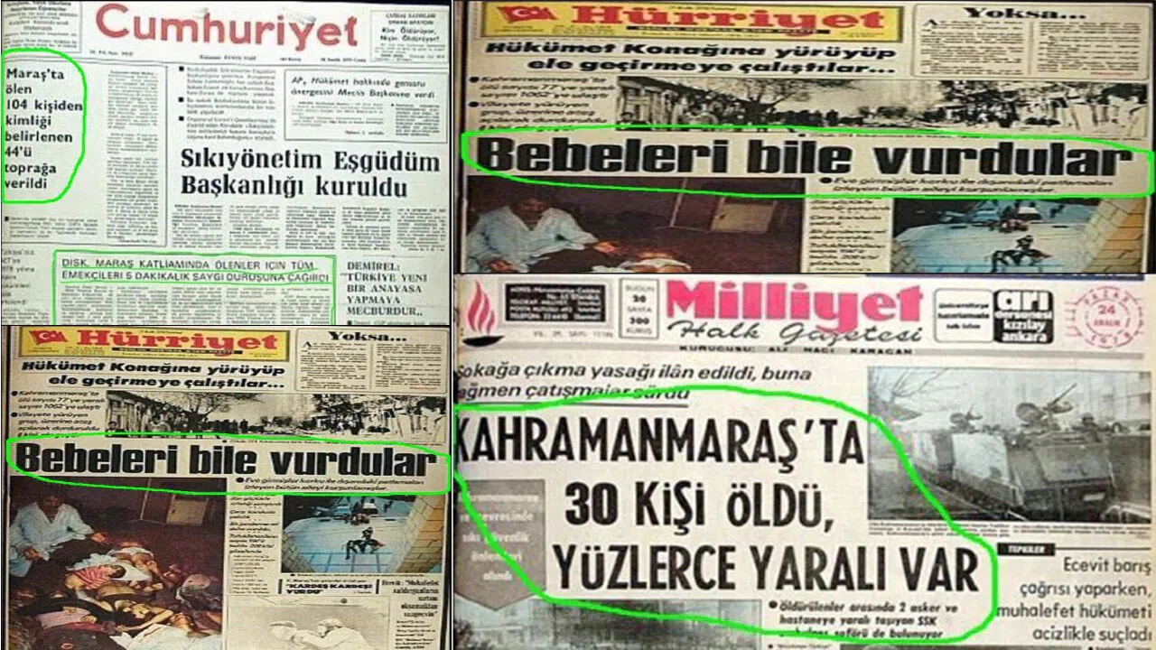 Maraş Olayları’nın ardından 45 yıl geçti: Dönemin gazeteleri olayla ilgili neler yazdı?