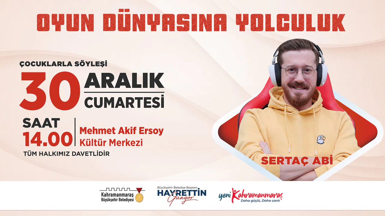 'Sertaç Abi' Minik Sevenlerine Oyun Dünyasını Anlatıyor