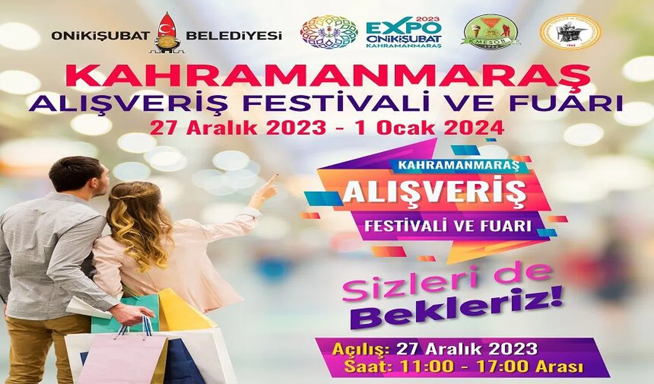 Kahramanmaraş Alışveriş Festivali ve Fuarı EXPO 2023'te Kapılarını Açıyor