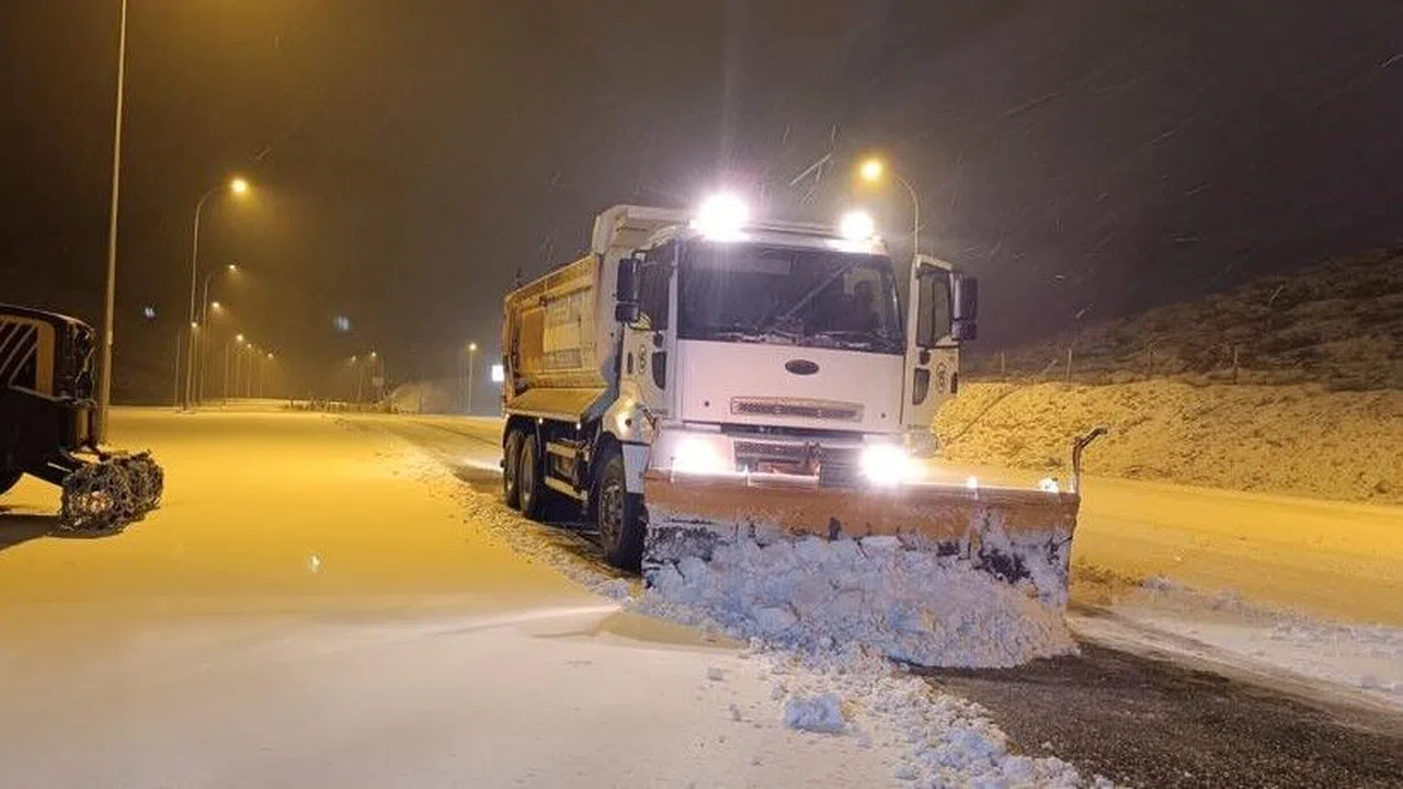 Kahramanmaraş Büyükşehir Belediyesi Kar Yağışına Hazır