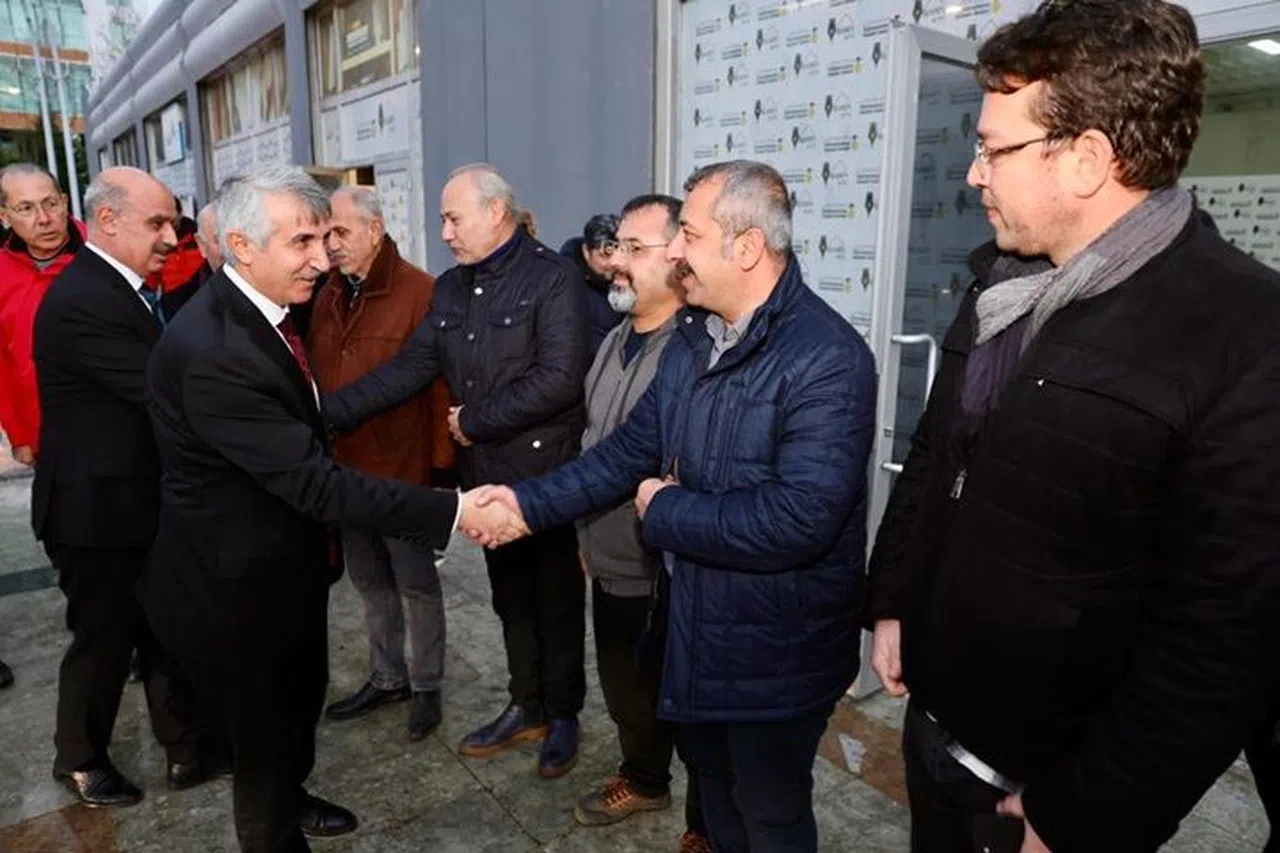 Vali Ünlüer basın mensuplarını ziyaret etti