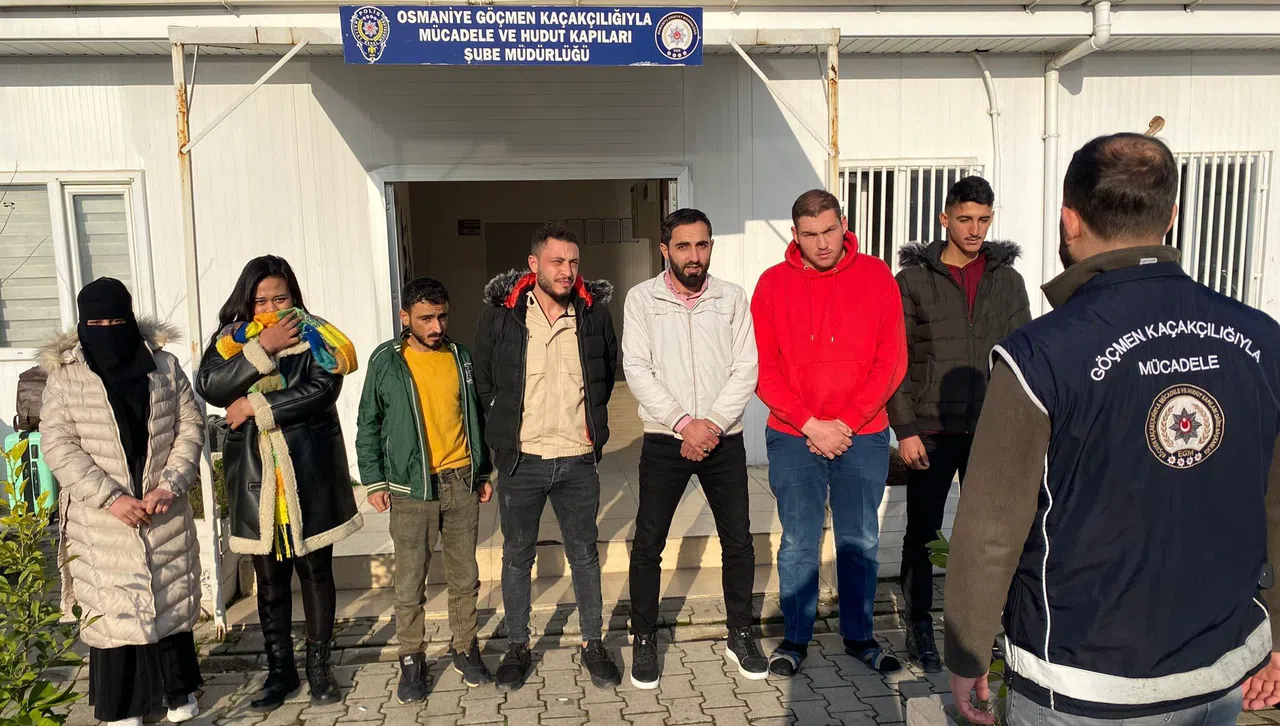 7 düzensiz göçmen yakalandı