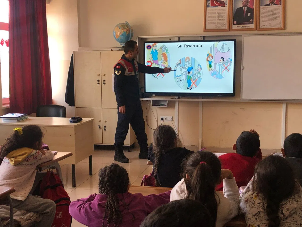 Jandarmadan çocuklara çevre bilinci eğitimi  