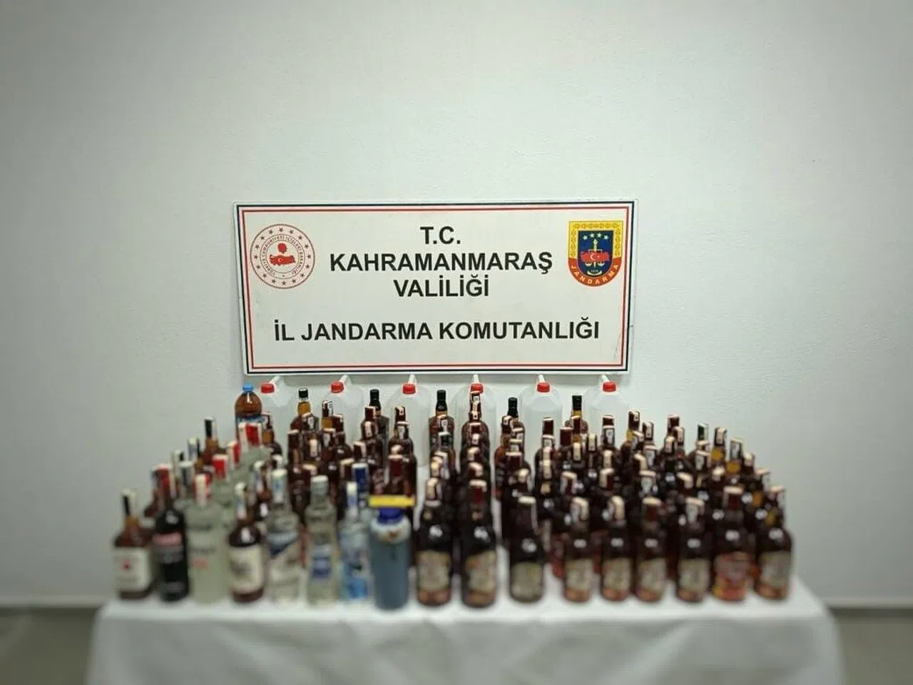 Kahramanmaraş’ta sahte içki operasyonu