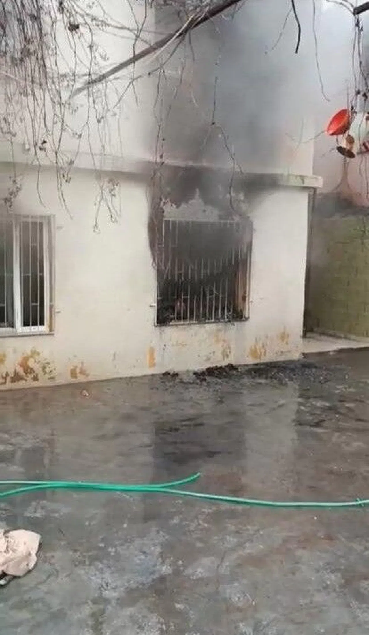 Reyhanlı'da ev yangını