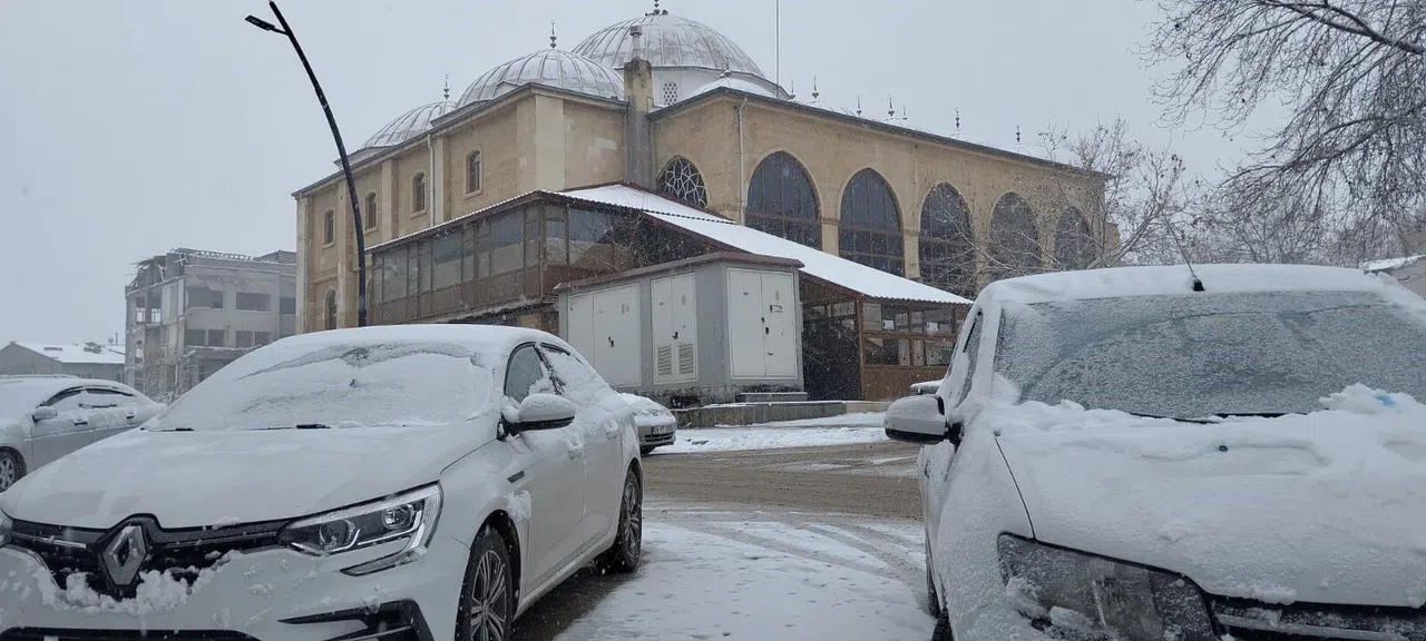 Kahramanmaraş'tan kar manzaraları