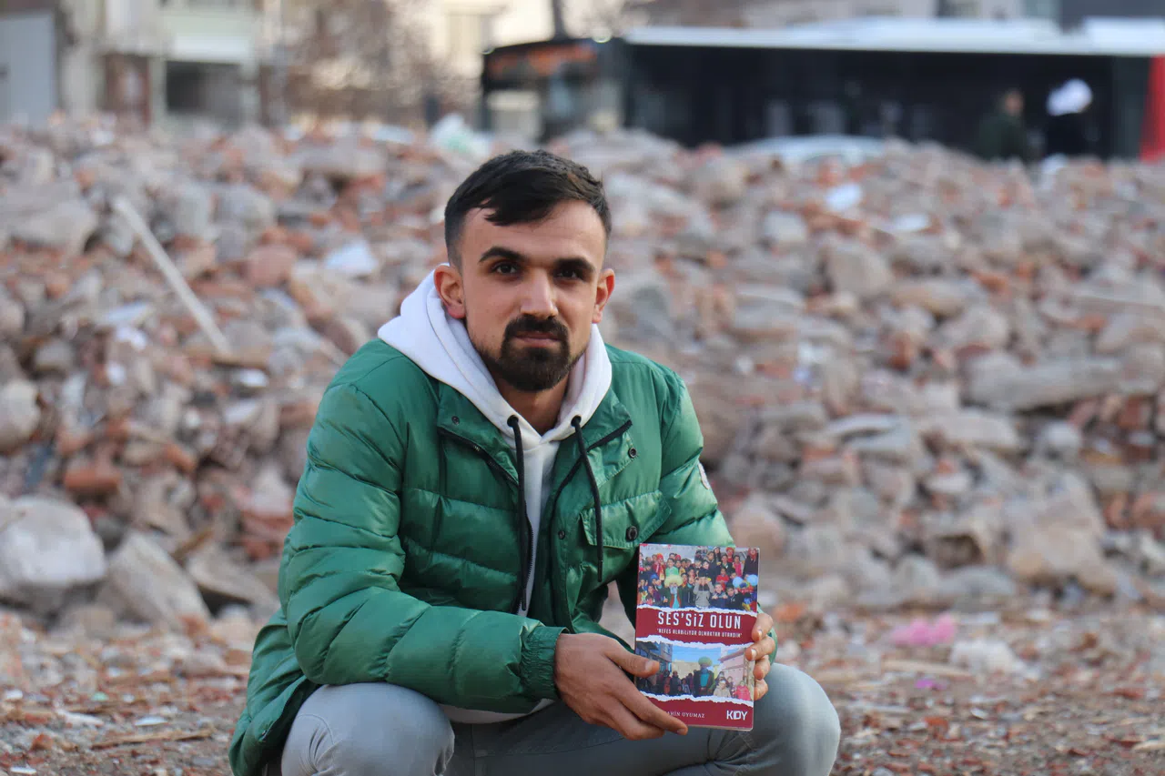 Depremzede yazdığı ‘Sessiz olun’ kitabını beyaz perdeye aktarmak istiyor