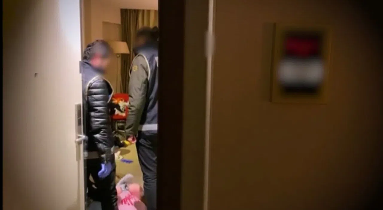 Polisten, şüphelilere kaldıkları otelde operasyon
