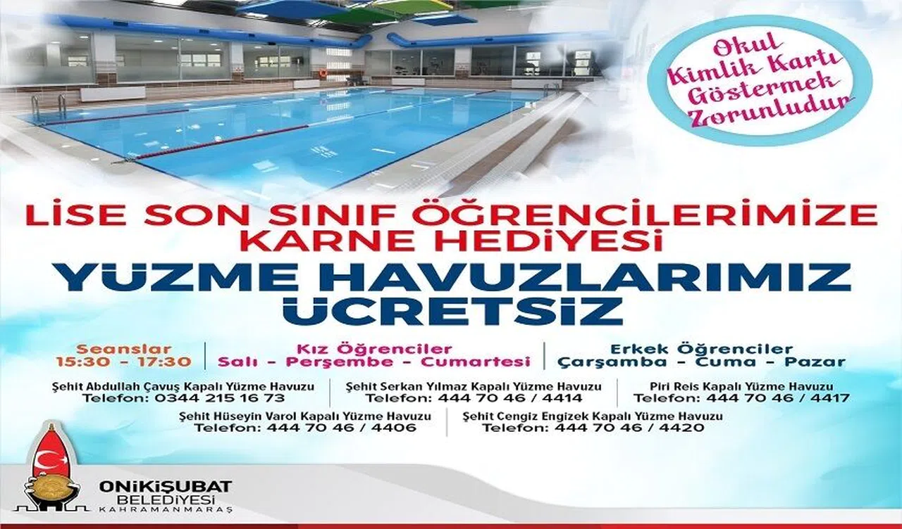 Onikişubat Belediyesi'nden Sınav Öncesi Öğrencilere Moral Hediyesi