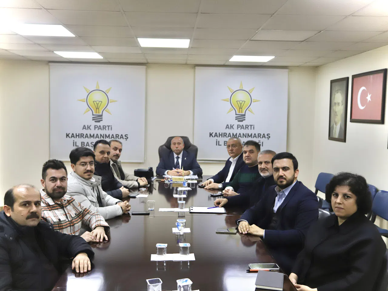 Yeni il başkanı ilk toplantısını yaptı