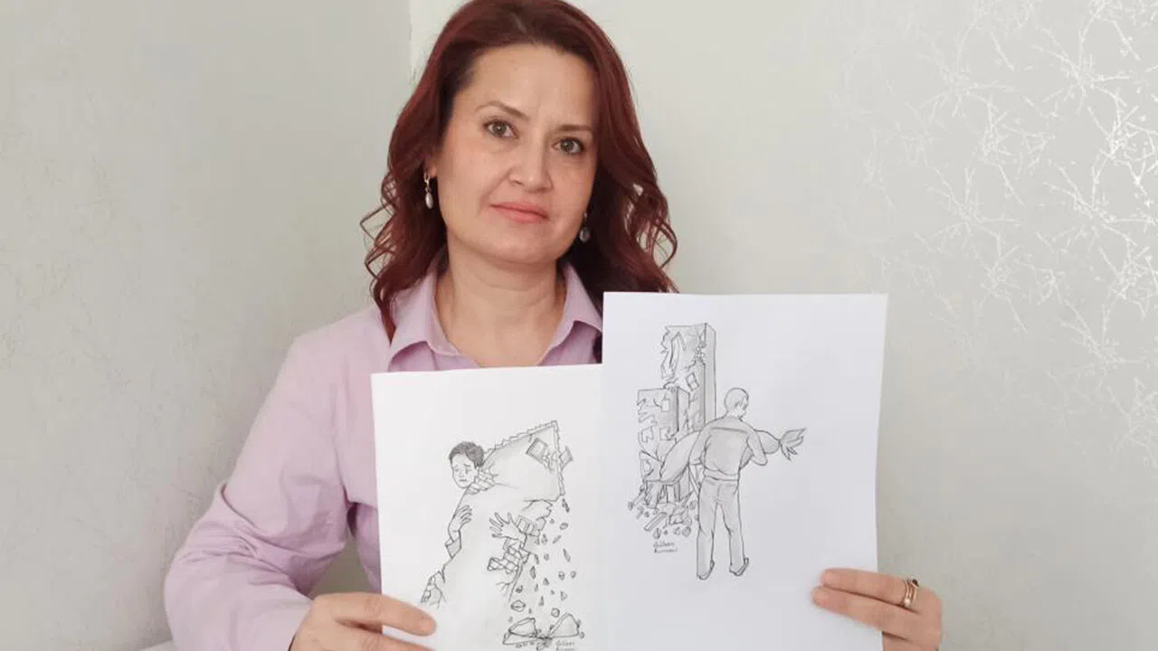 Kahramanmaraş depremini resimlerine yansıttı
