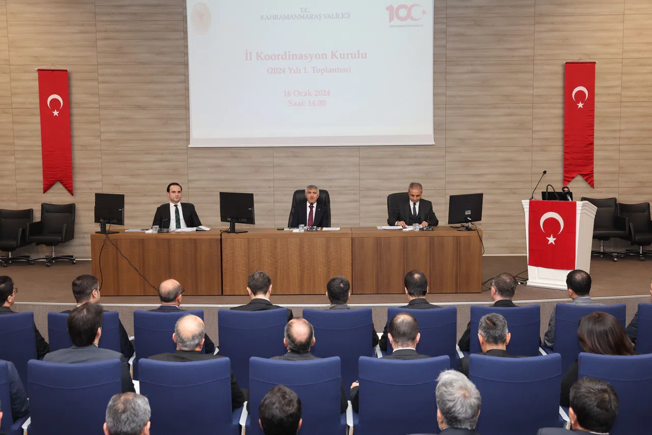 Kahramanmaraş İl Koordinasyon Kurulu toplantısı yapıldı