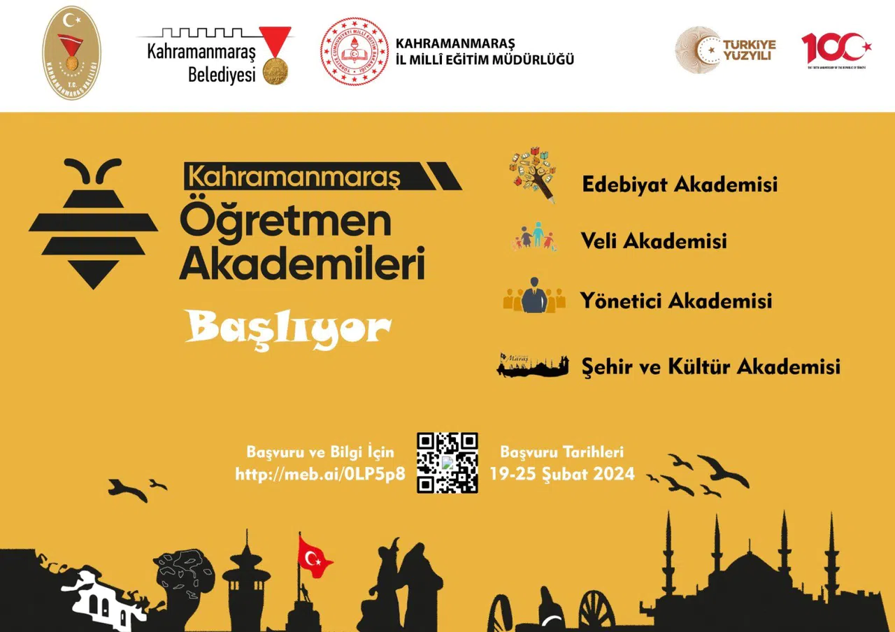 Kahramanmaraş Öğretmen Akademileri başlıyor