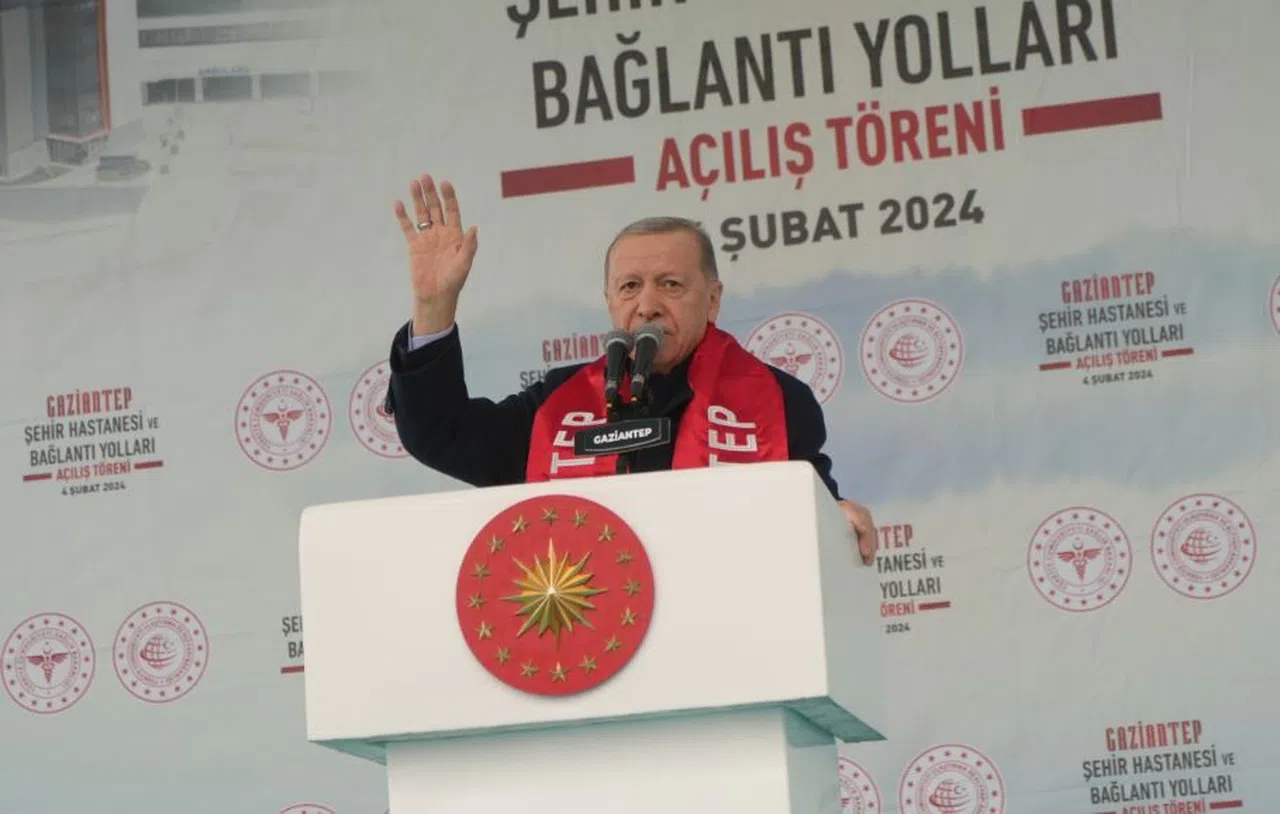 Erdoğan, Gaziantep Şehir Hastanesi açılış töreninde konuştu