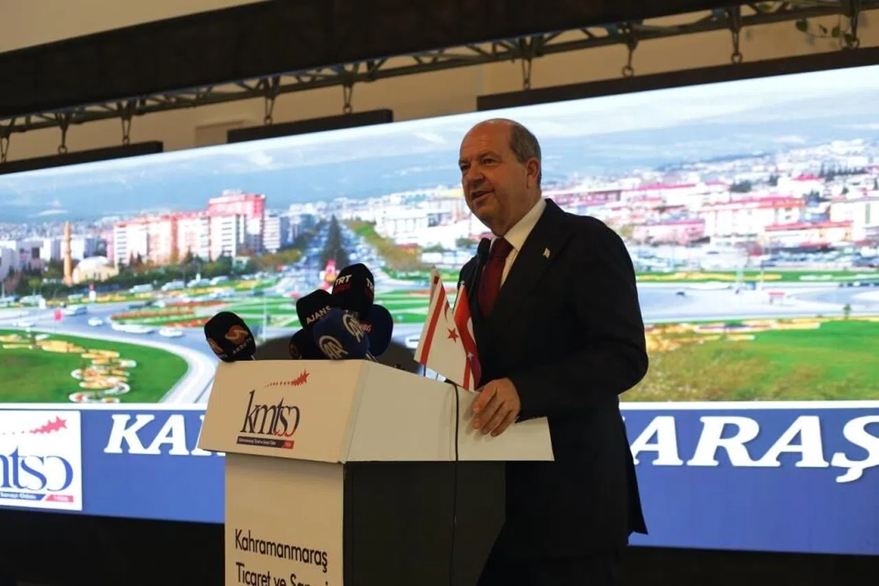 KKTC Cumhurbaşkanı Ersin Tatar Kahramanmaraş’ta iş dünyasına seslendi