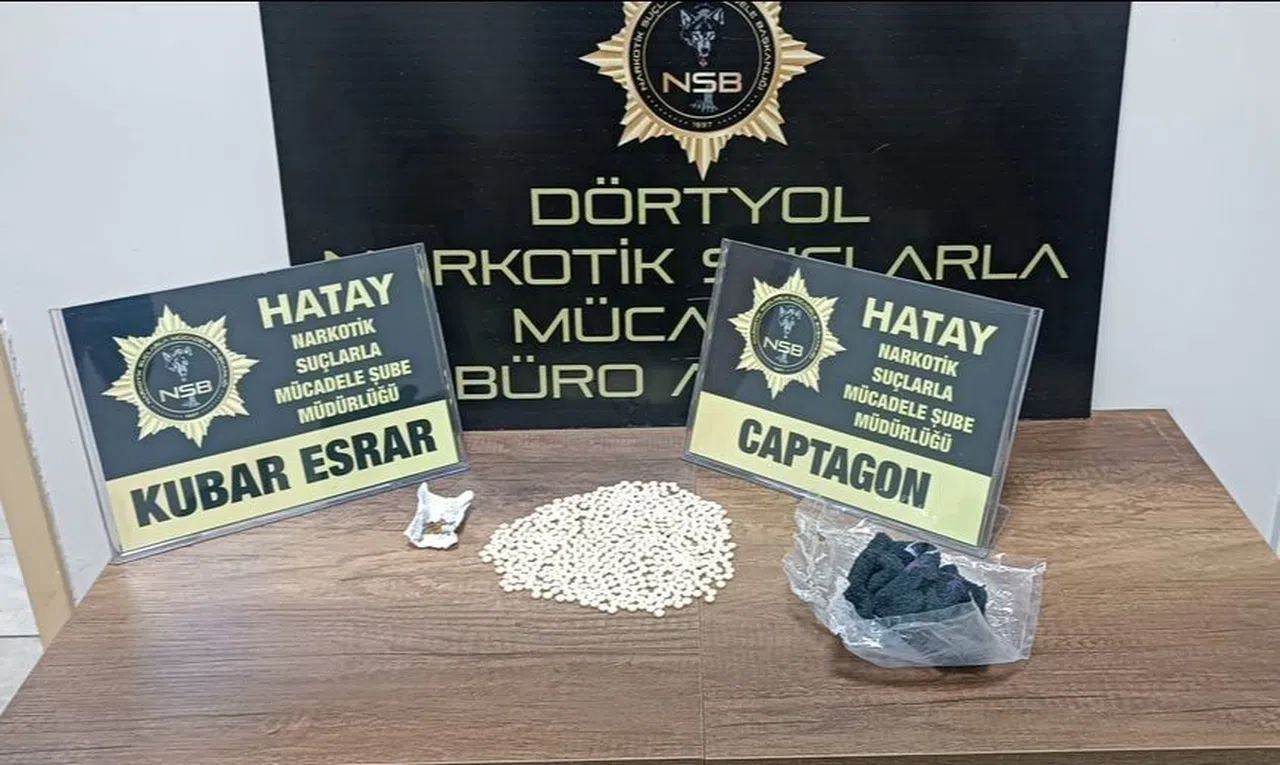 Dörtyol'da uyuşturucu madde ele geçirildi