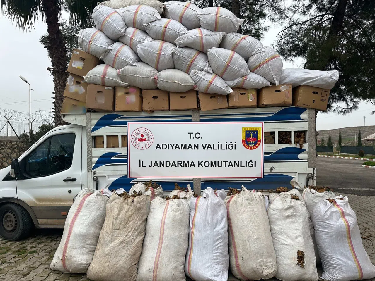 Kaçak tütün yakalandı  