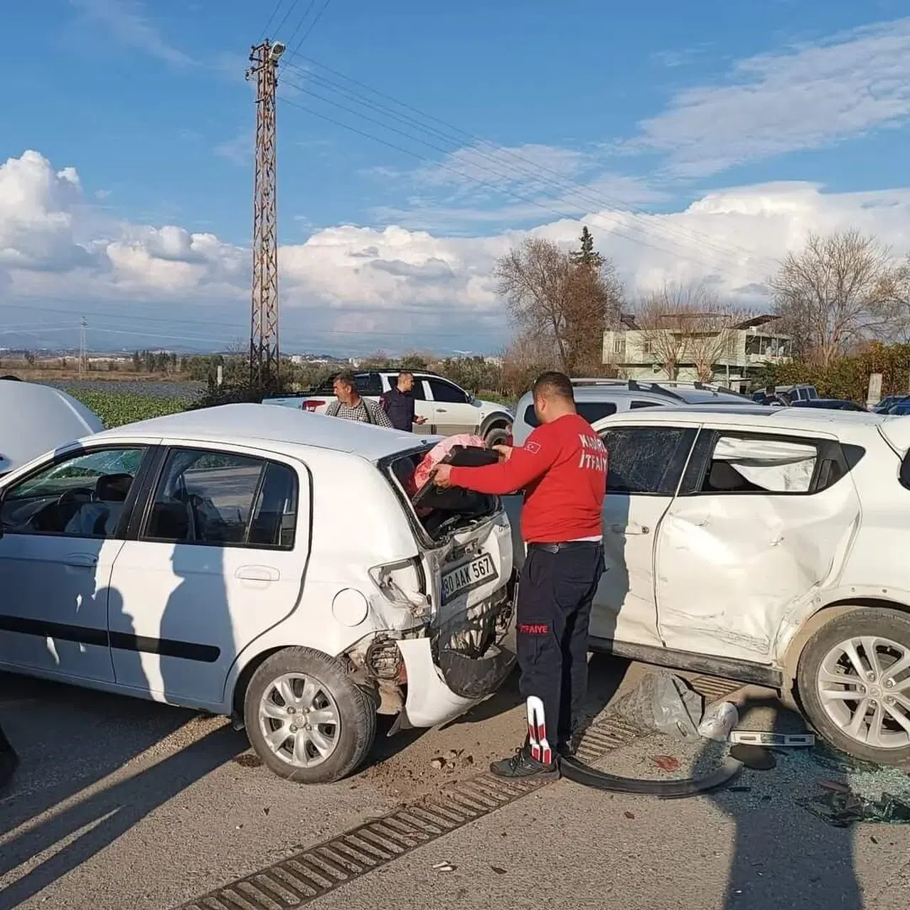 Osmaniye’de zincirleme kaza