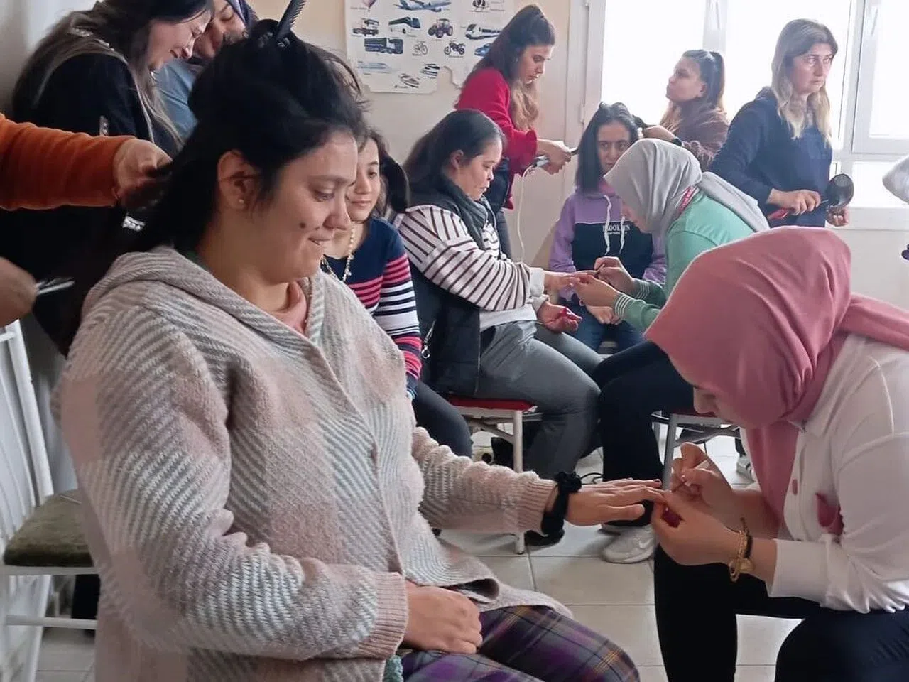 Özel çocuklara kuaförlük kursu 