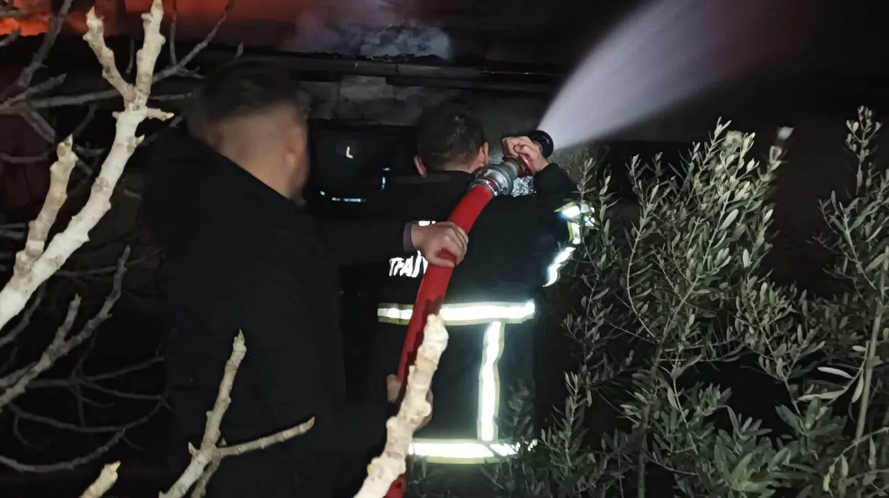 Hassa'da ev yangını söndürüldü  